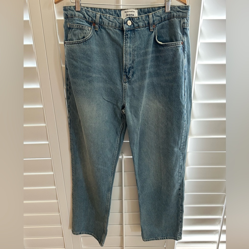 Reformation Selena High rise Relaxed Size 31